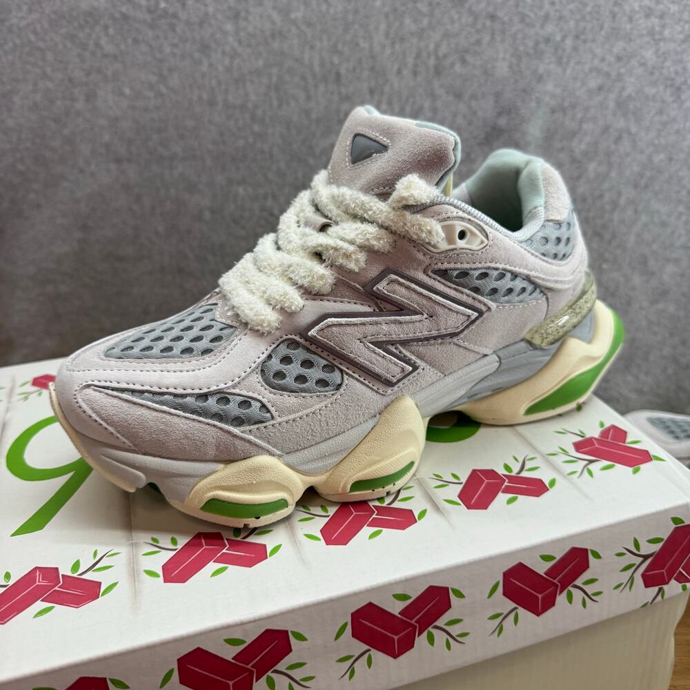 New Balance 9060 Bricks & Wood Rare Running Shoes Suede-Women Size 8